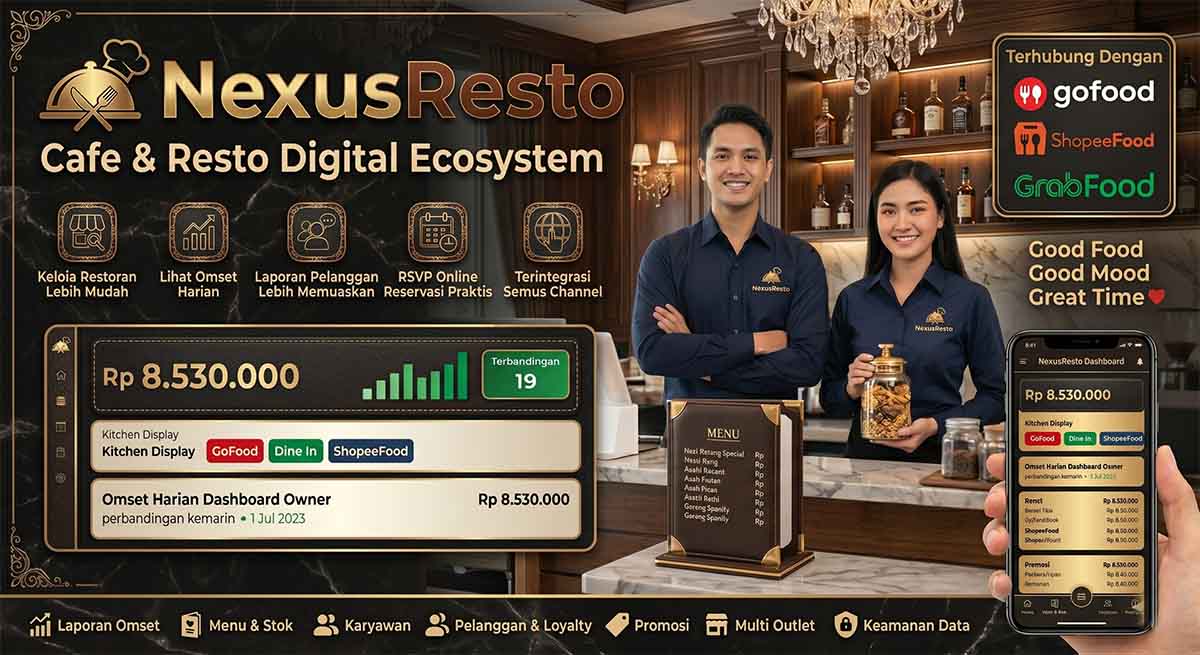 NexusResto — Cafe & Resto Digital Ecosystem
