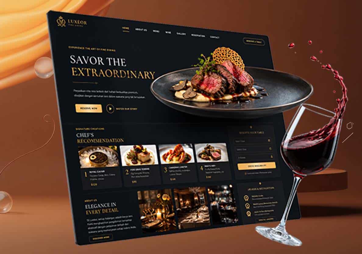Landing Page Restoran
