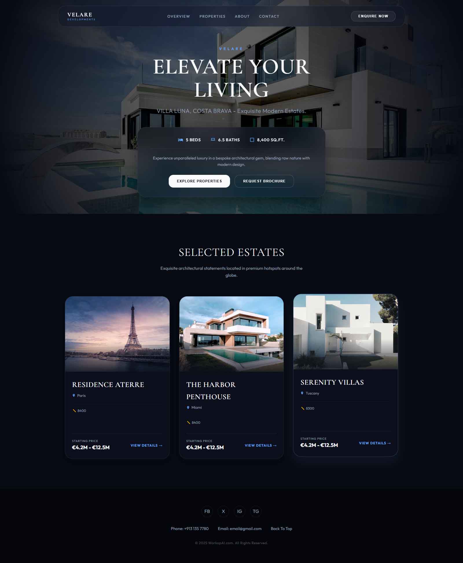 Landing Page Properti