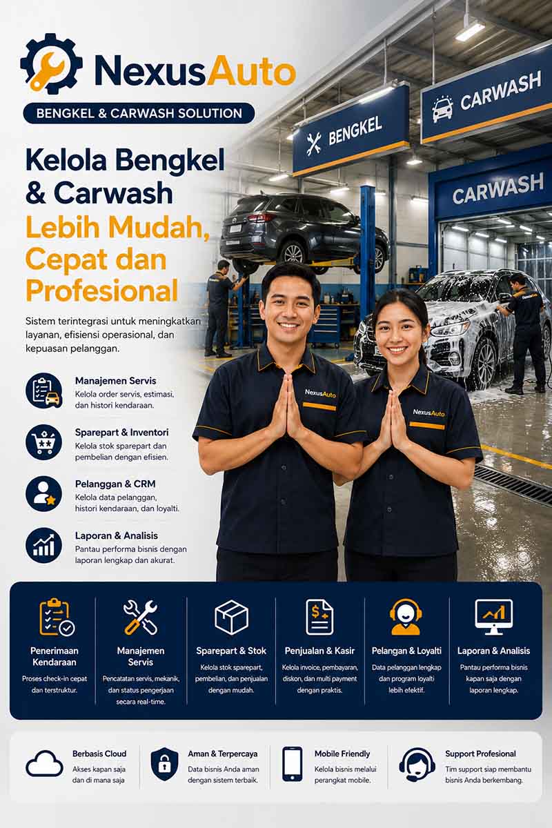 Landing Page Bengkel