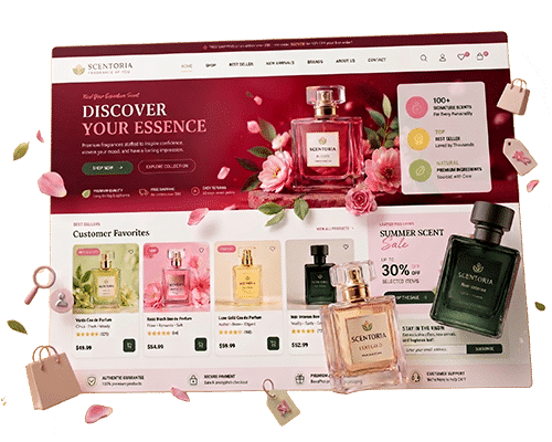 Landing Page Parfum Luxury